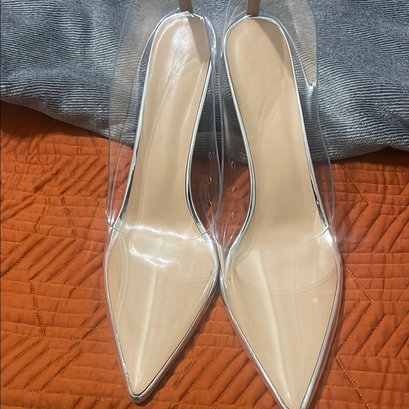 NICY TRANSPARENT DIAMOND HIGH HEELS - Black main image 1